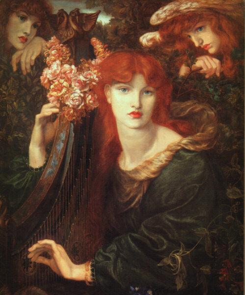 Dante Gabriel Rossetti La Ghirlandata oil painting image